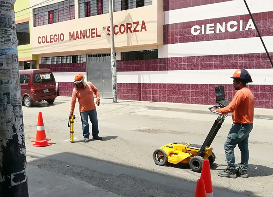 Georradar y mapeo subterráneo